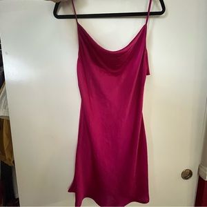 Simple sexy slit dress